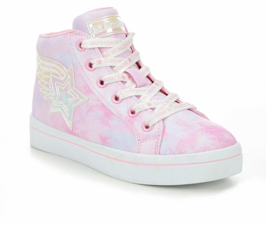 Fashion And Lifestyle Sneakers * | Girls' Skechers Little Kid & Big Kid Hi-Lite Starry Universe Sneakers