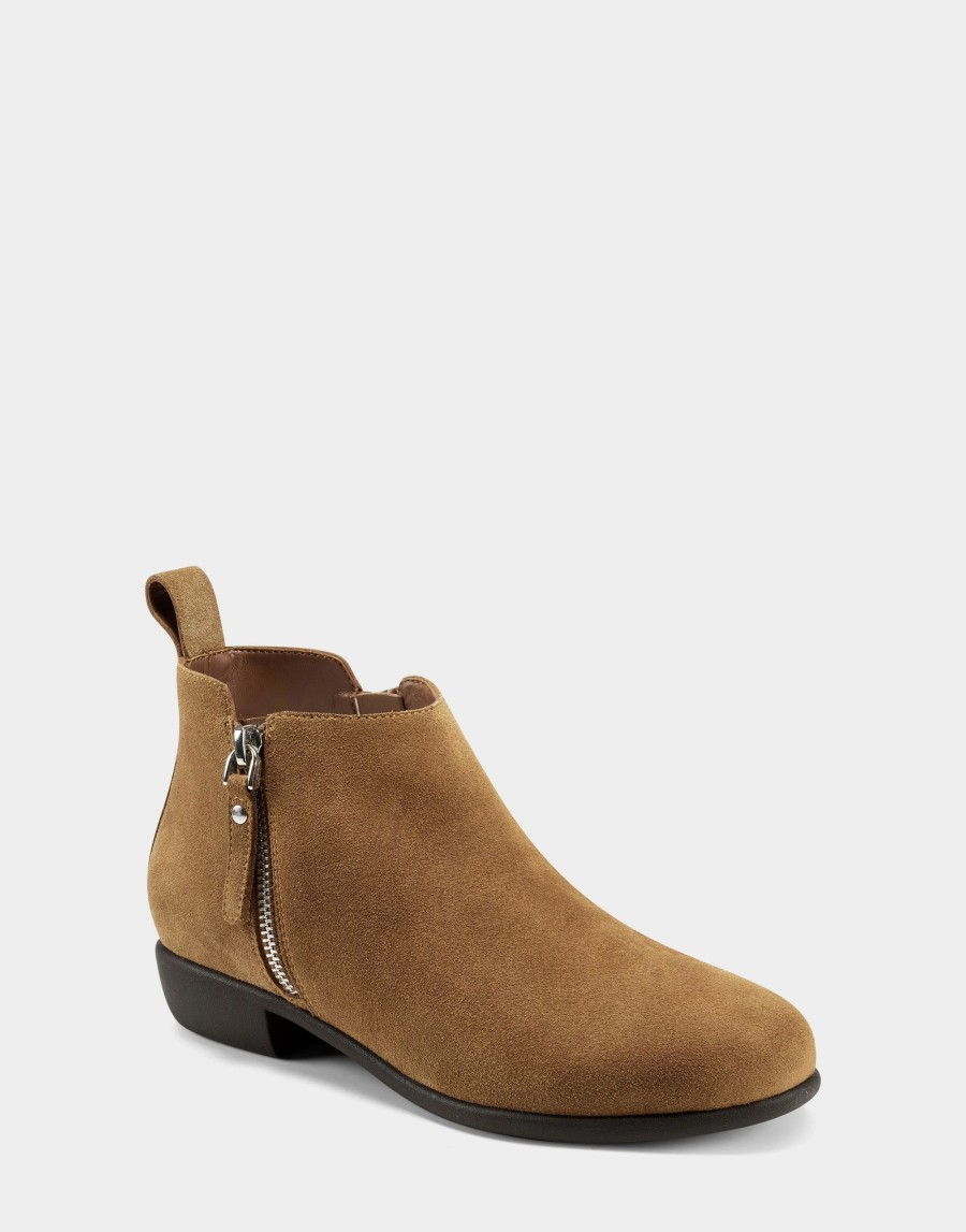 Ankle Boots * | Aerosoles Stewart Tan Suede