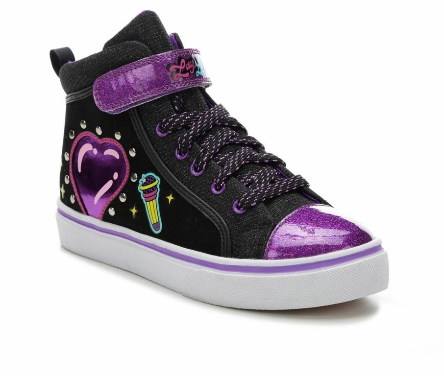 Fashion And Lifestyle Sneakers * | Girls' Nickelodeon Little Kid & Big Kid Lay Lay Mid-Top Sneakers