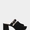 Heels * | Aerosoles Cosmic Black Suede