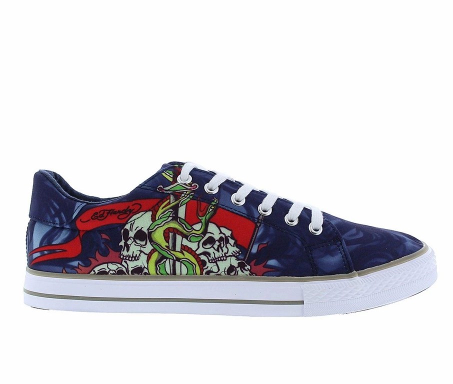 Fashion And Lifestyle Sneakers * | Men'S Ed Hardy Milo Casual Sneakers