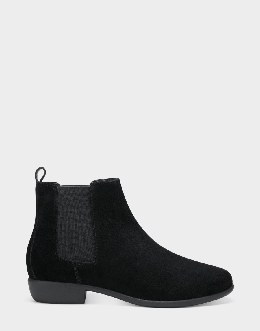 Ankle Boots * | Aerosoles Step Dance Black Suede