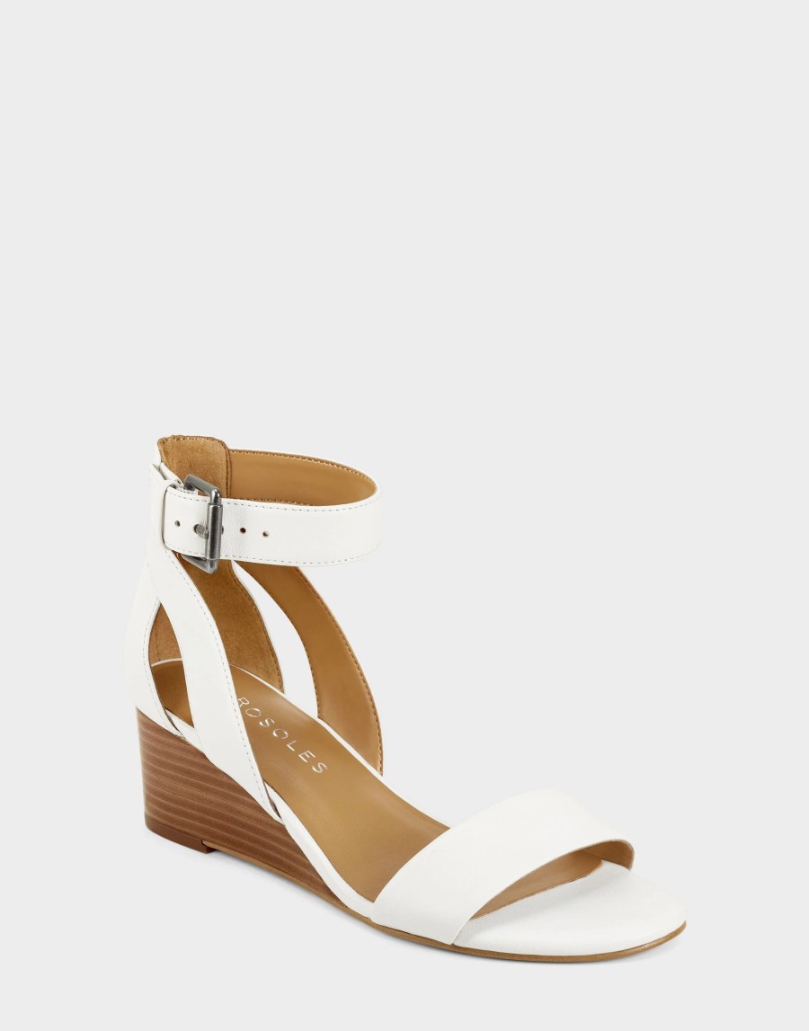 Heels * | Aerosoles Willowbrook White Leather