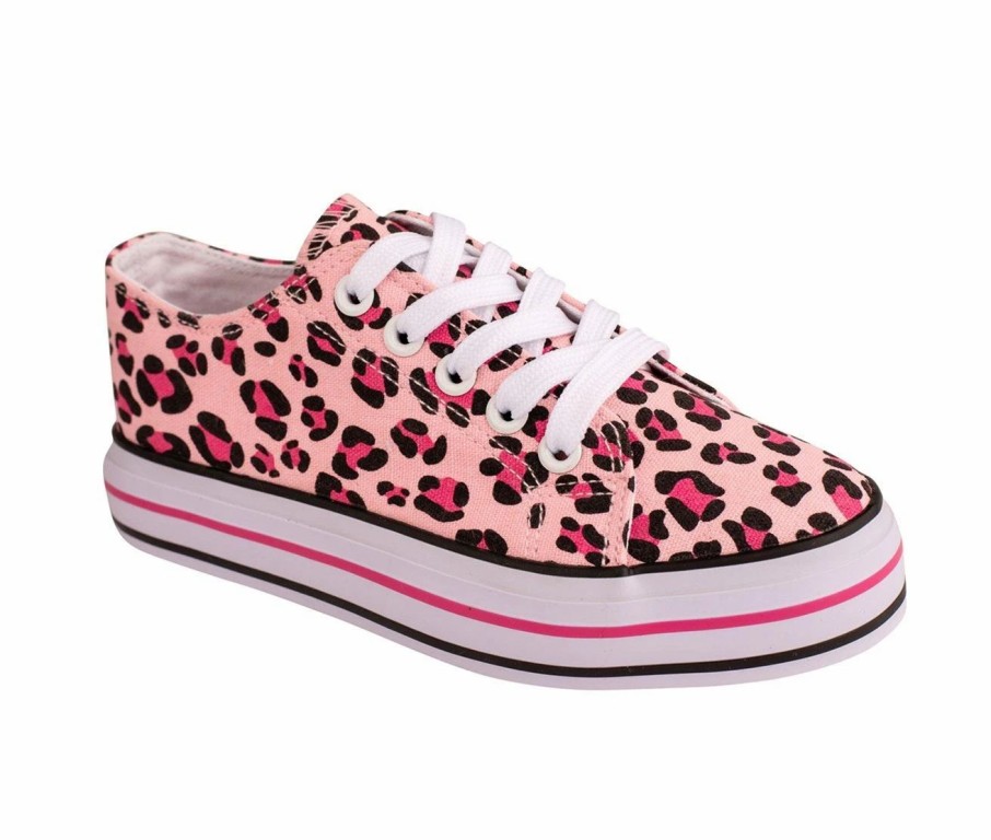 Fashion And Lifestyle Sneakers * | Girls' Paris Blues Little Kid Maxie Platform Sneakers