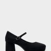 Heels * | Aerosoles Shannon Black Suede