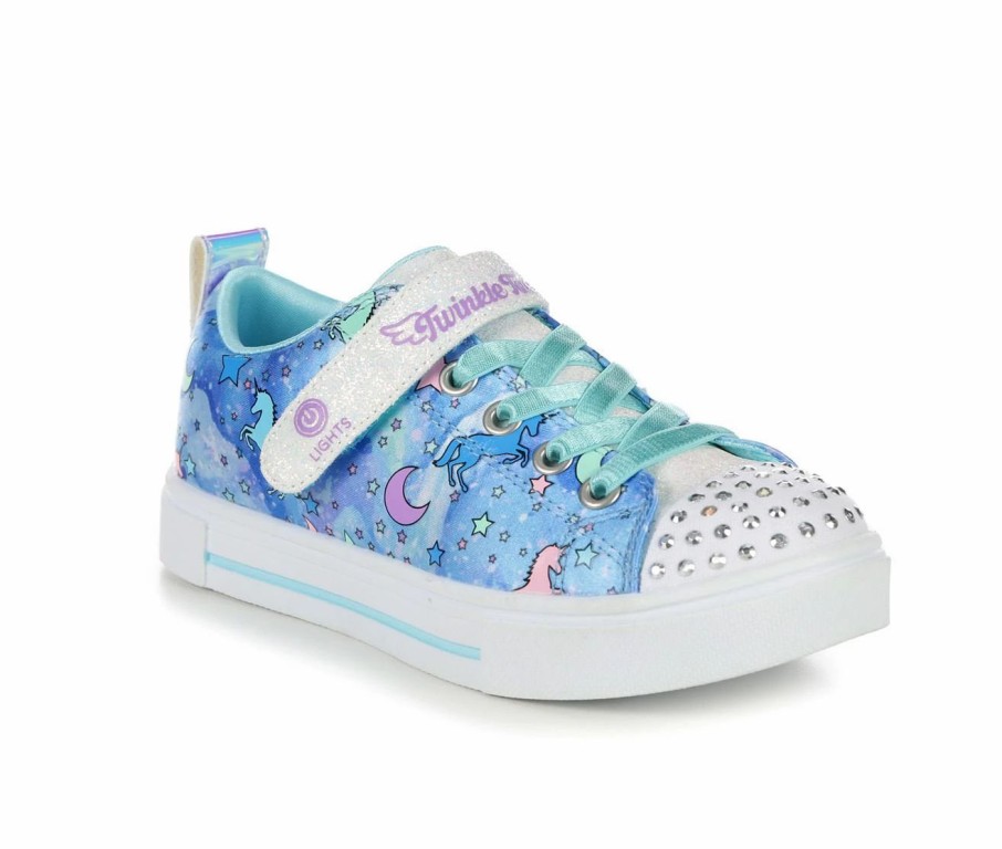 Fashion And Lifestyle Sneakers * | Girls' Skechers Little Kid Twinkle Sparks Light-Up Sneakers