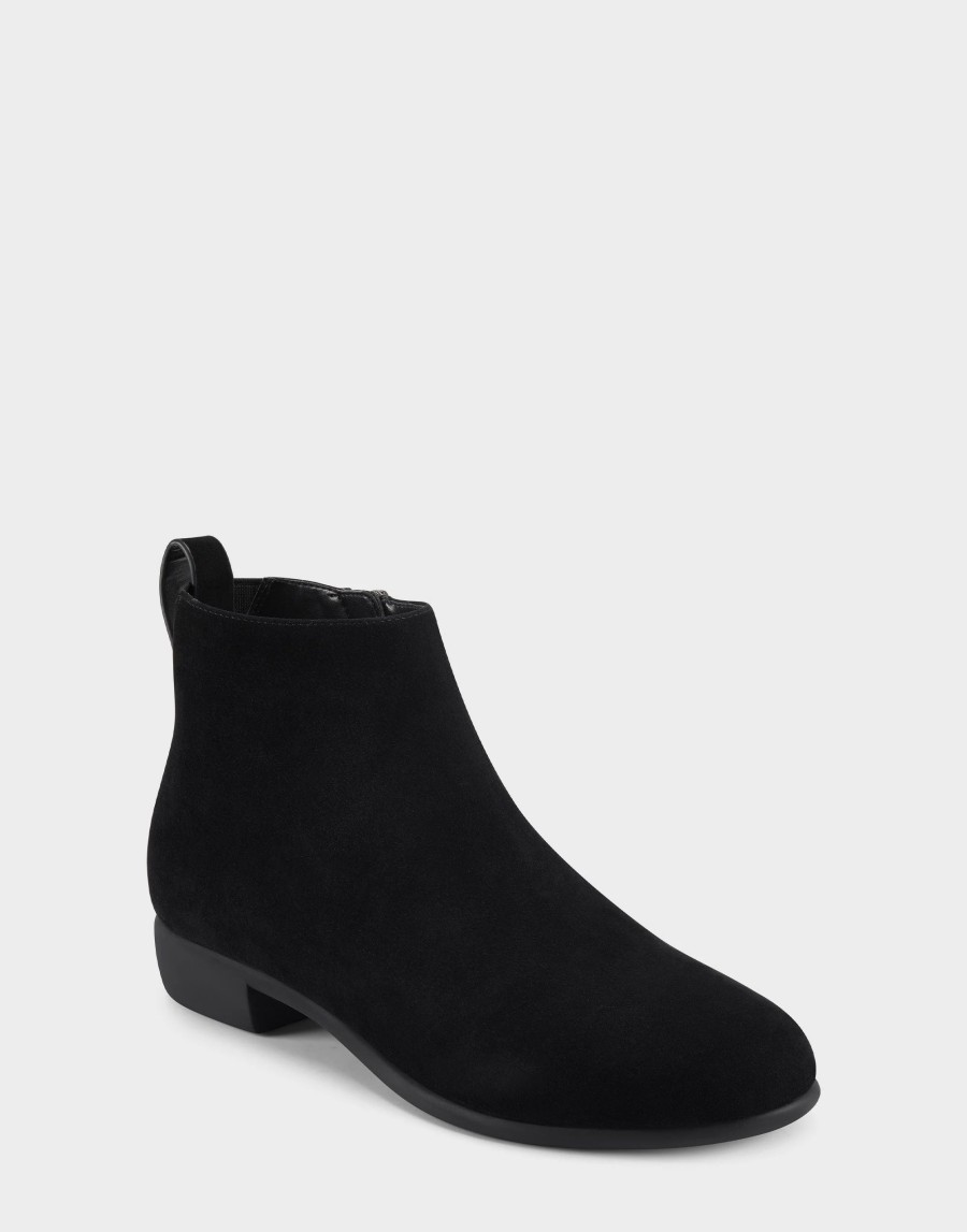 Ankle Boots * | Aerosoles Spencer Black Suede