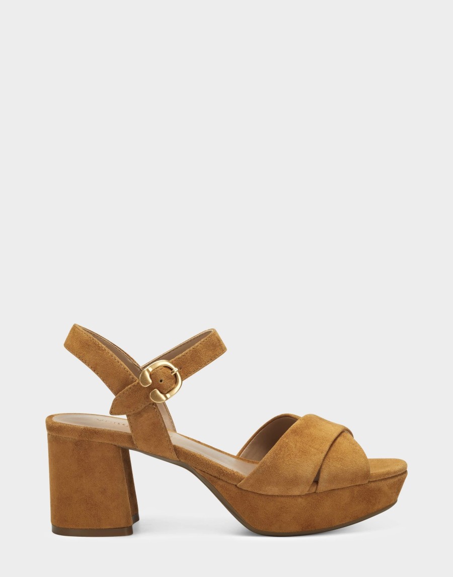 Heels * | Aerosoles Cosmos Tan Suede