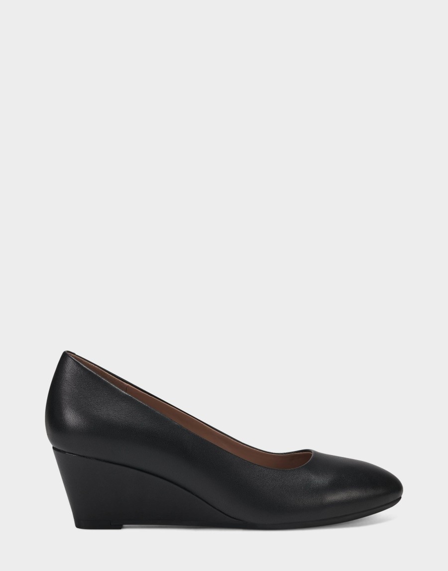 Heels * | Aerosoles Inner Circle Black Leather