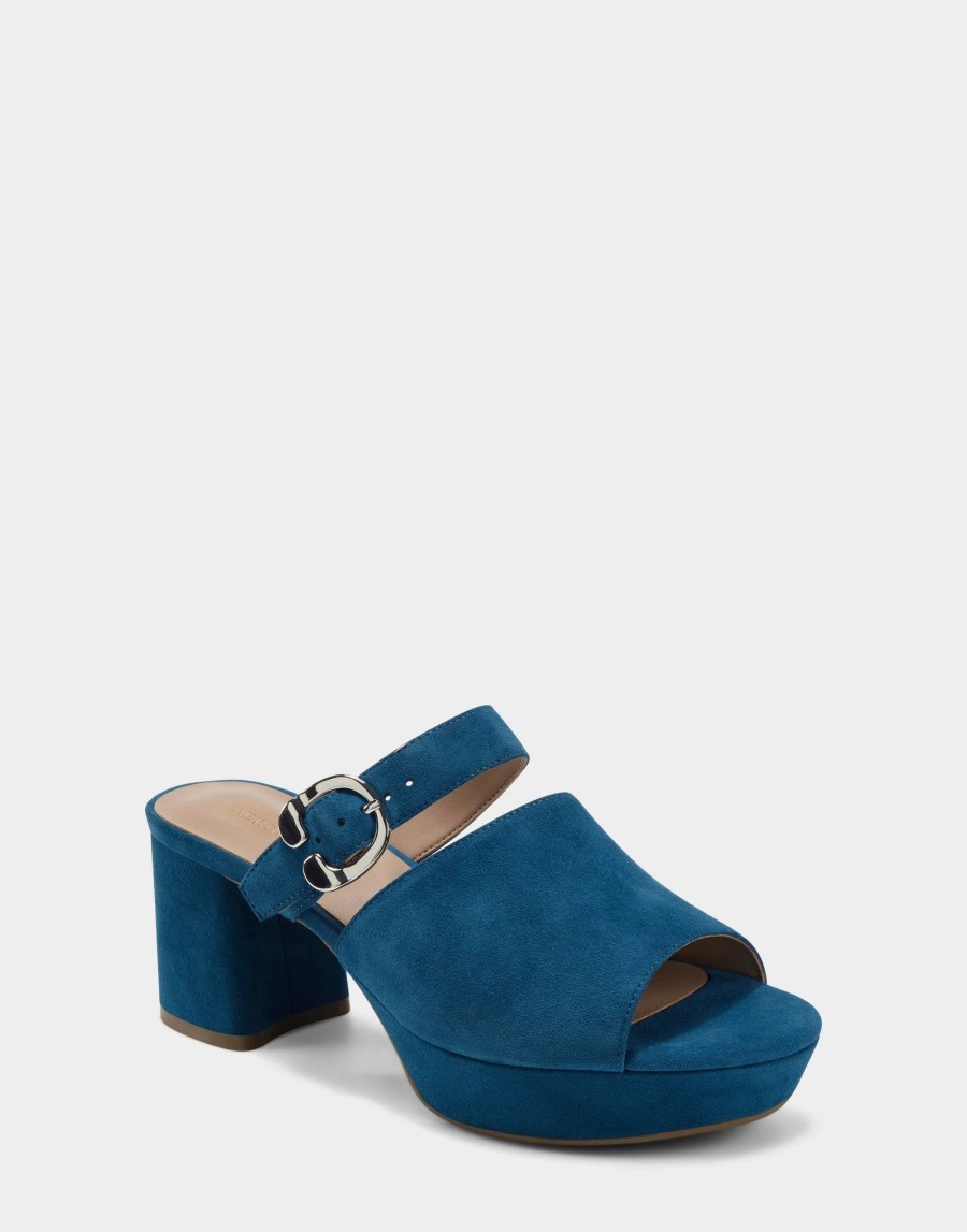 Heels * | Aerosoles Cosmic Indigo Suede