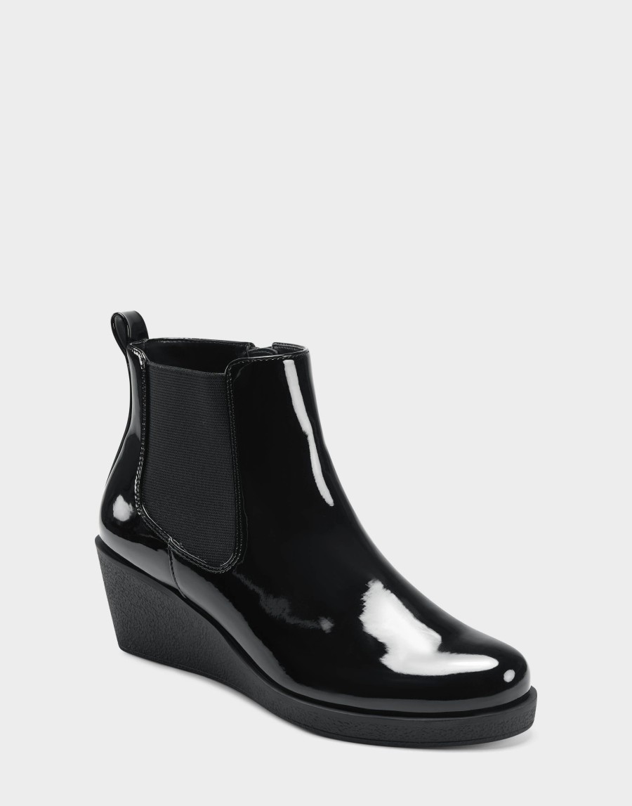 Ankle Boots * | Aerosoles Brandi Black Patent